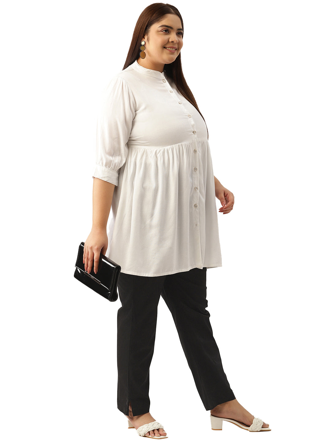 Voguish Plus Size Women’s Western Wear Trouser
