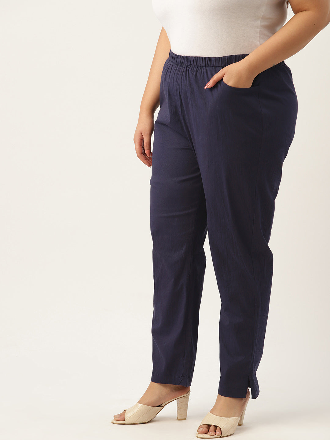 Voguish Plus Size Women’s Western Wear Trouser