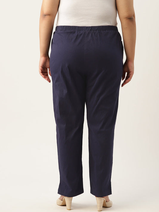 Voguish Plus Size Women’s Western Wear Trouser
