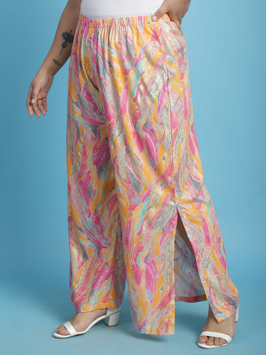 Voguish Plus Size Women’s Western Wear Trouser