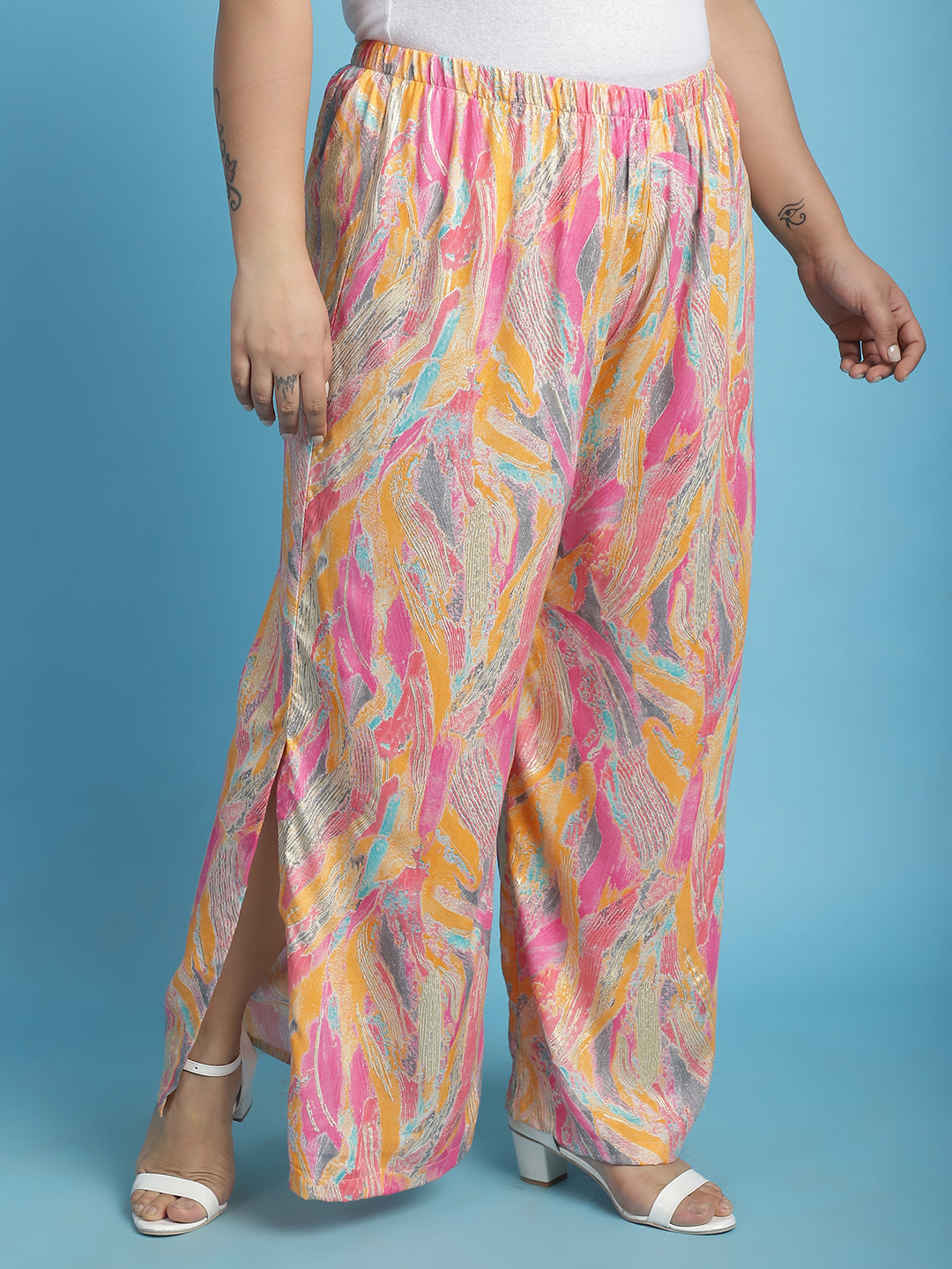 Voguish Plus Size Women’s Western Wear Trouser