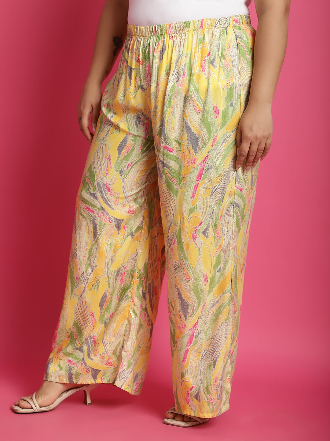 Voguish Plus Size Women’s Western Wear Trouser