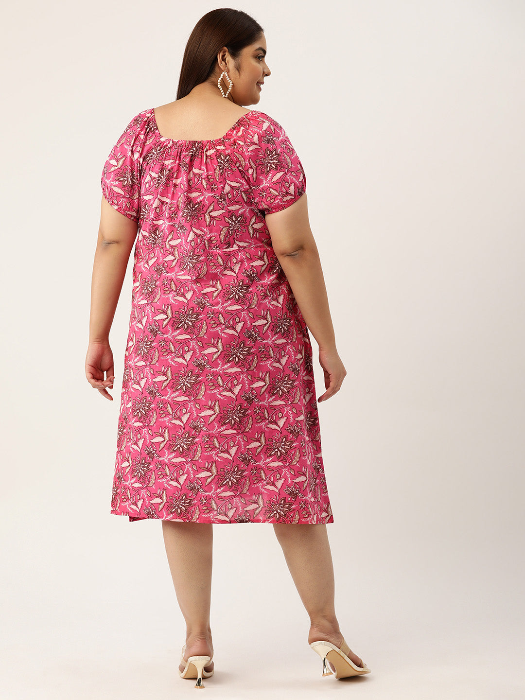 Plus Size A-Line Cotton Dress