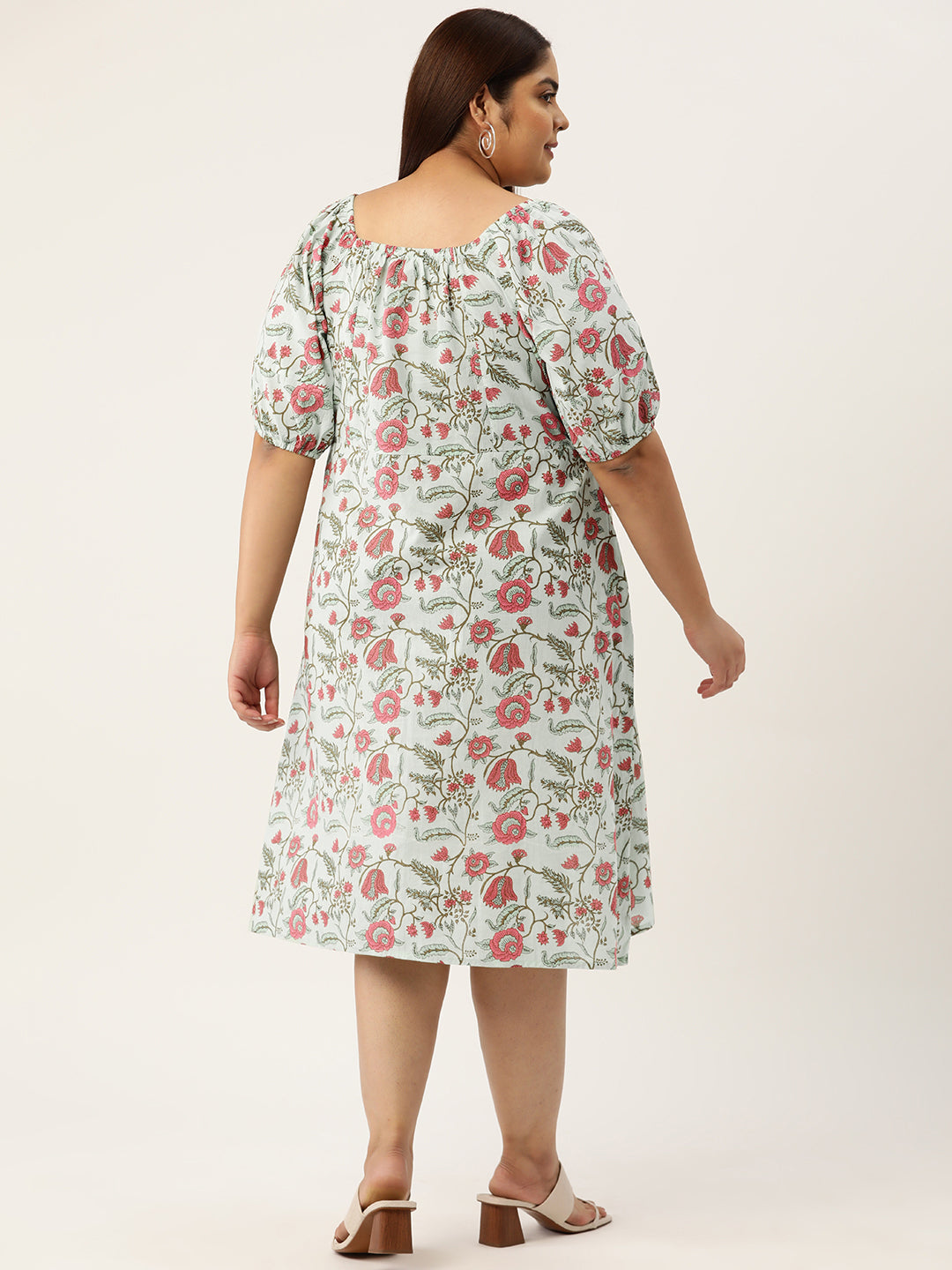 Plus Size A-Line Cotton Dress