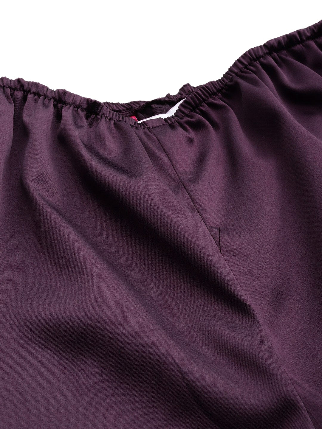 Plus Size Wide Leg Stretch Satin Pants