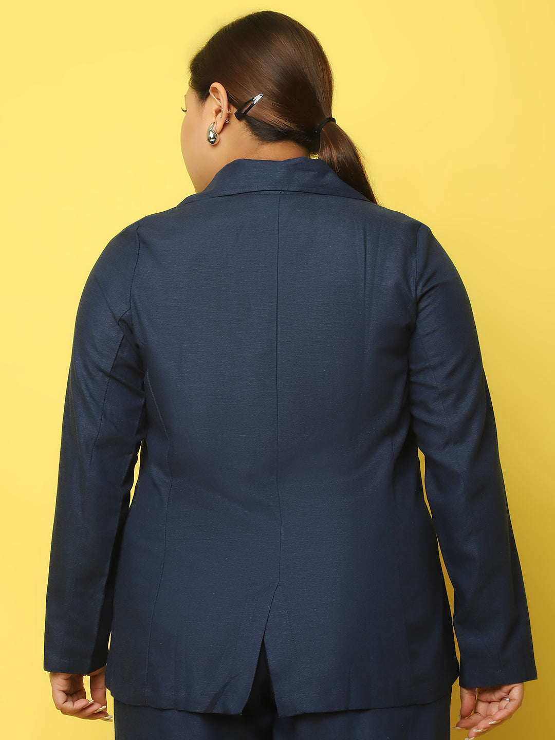 Women Lightweight Longline Tailored Jacket
