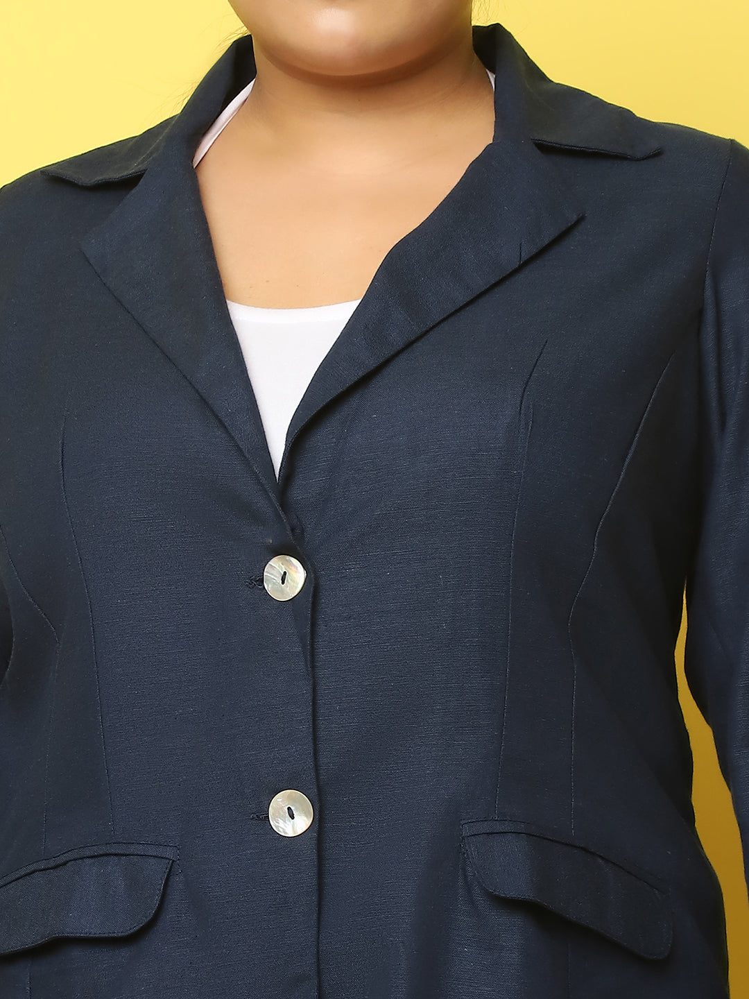Women Lightweight Longline Tailored Jacket