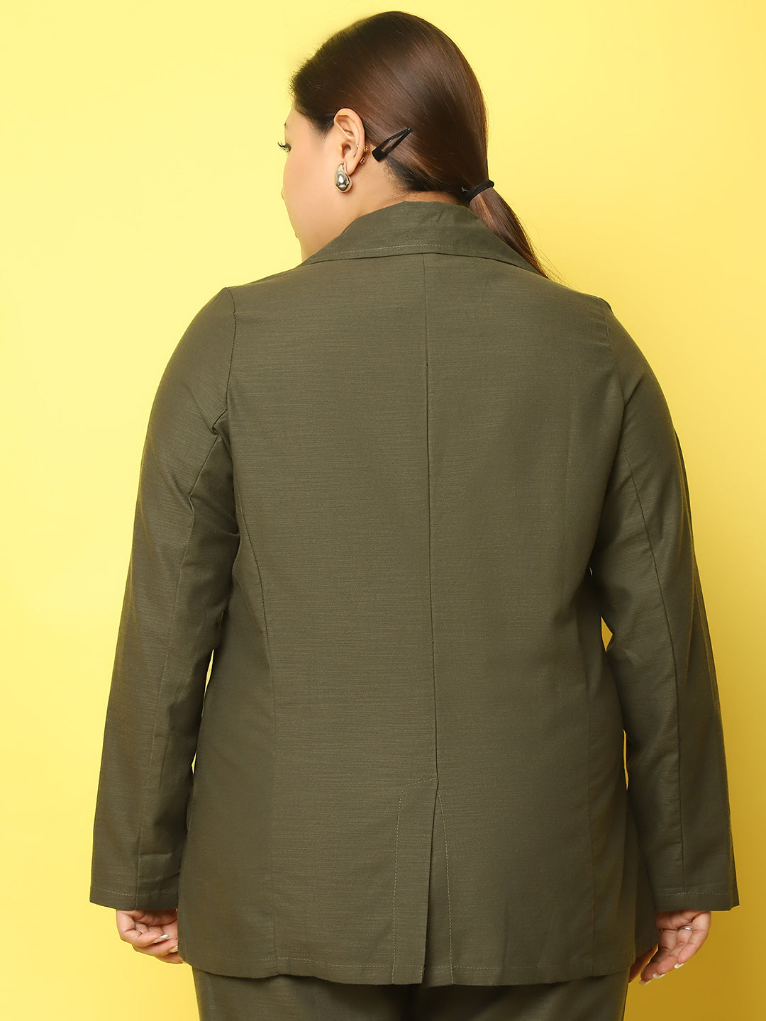 Women Lightweight Longline Tailored Jacket