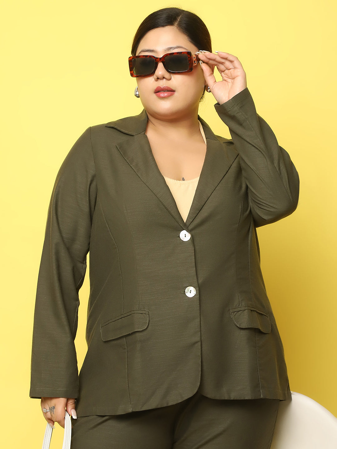 Women Lightweight Longline Tailored Jacket