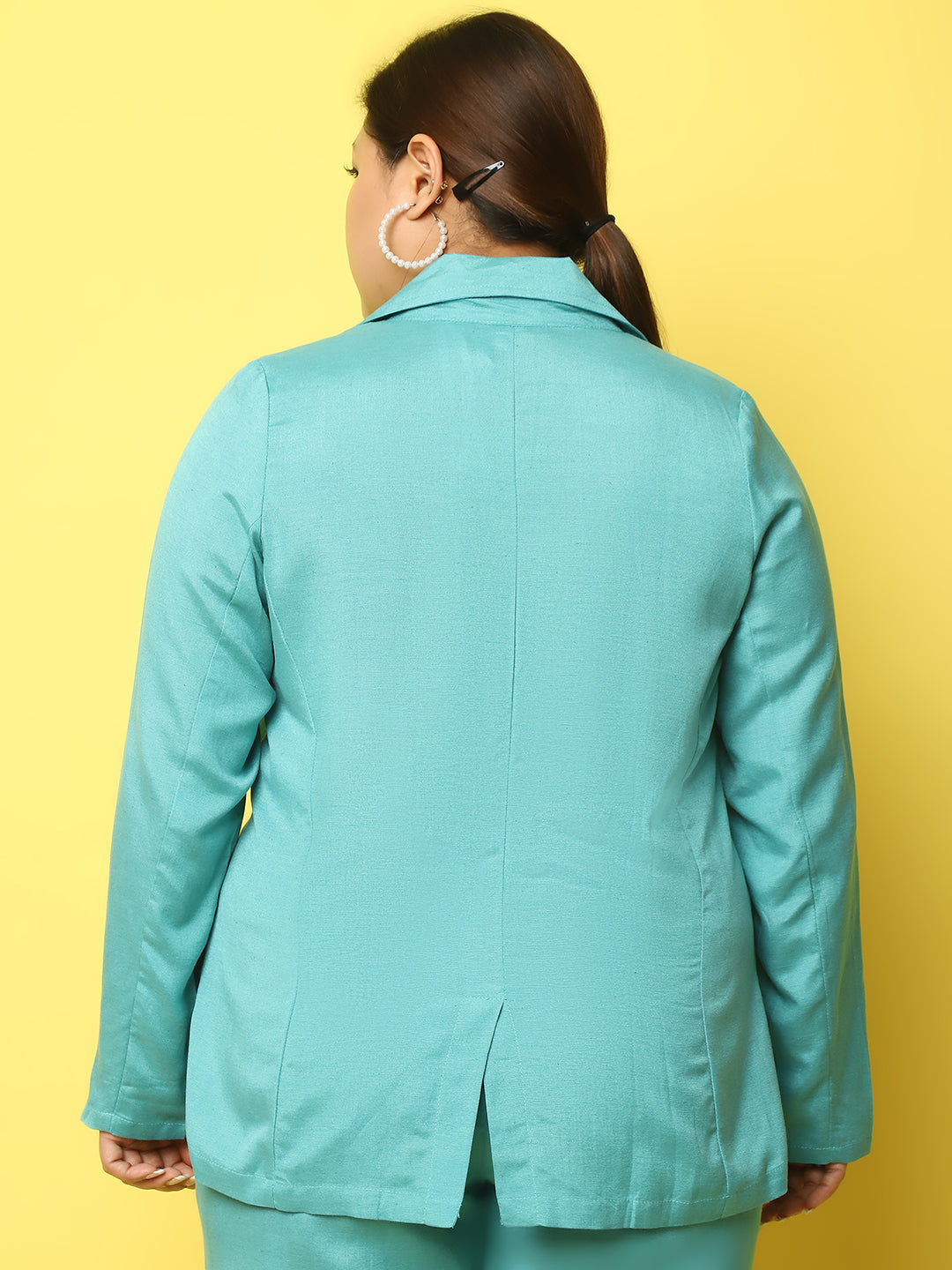 Women Lightweight Longline Tailored Jacket