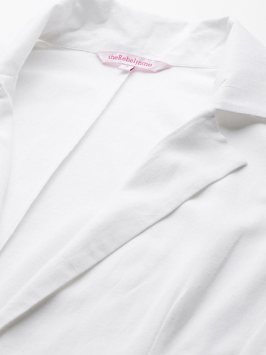 Women Lightweight Longline Tailored Jacket
