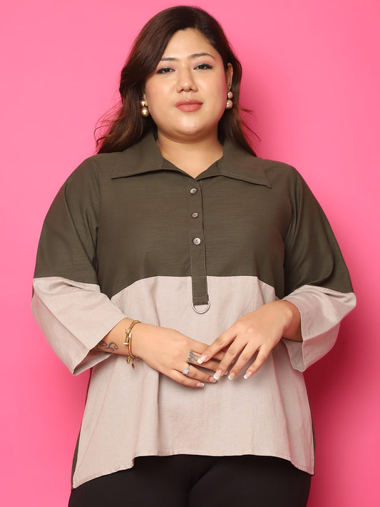Trendy Plus Size Women Casual Top