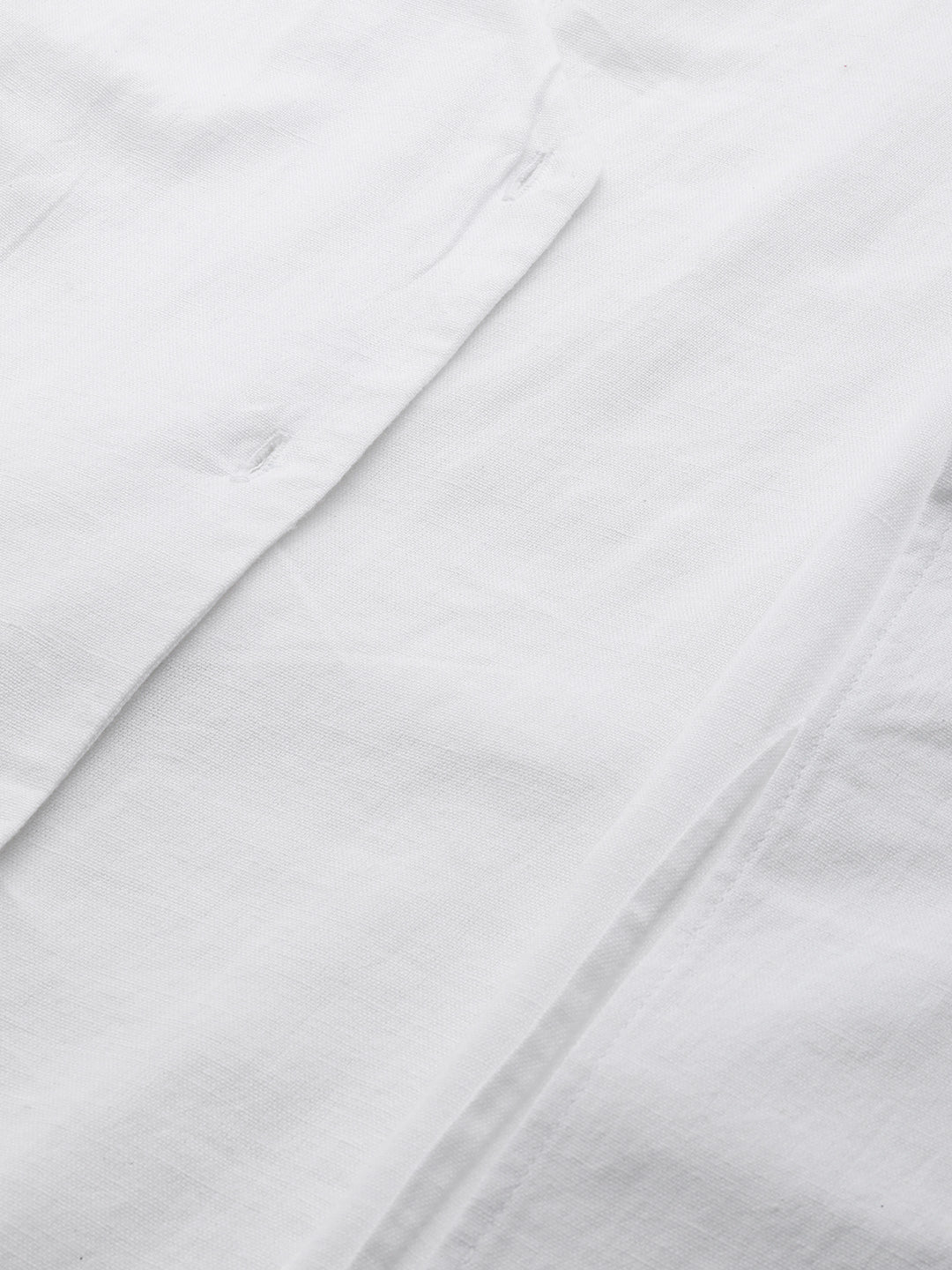 Plus Size V-Neck Slim-Fit Pure Linen Waistcoat