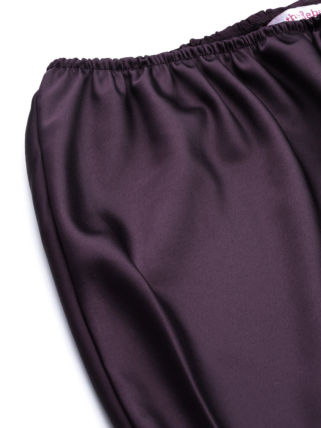 Women's Plus Size Solid Satin Maxi Skirt