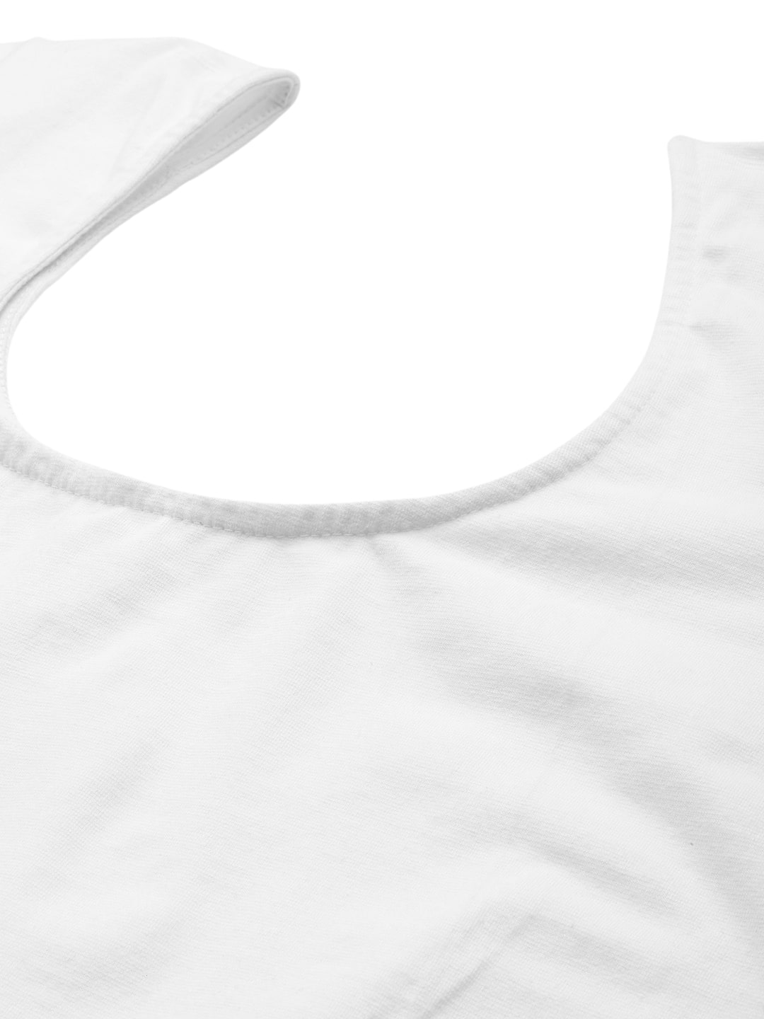 Plus Size Cotton Knitted Crop Top