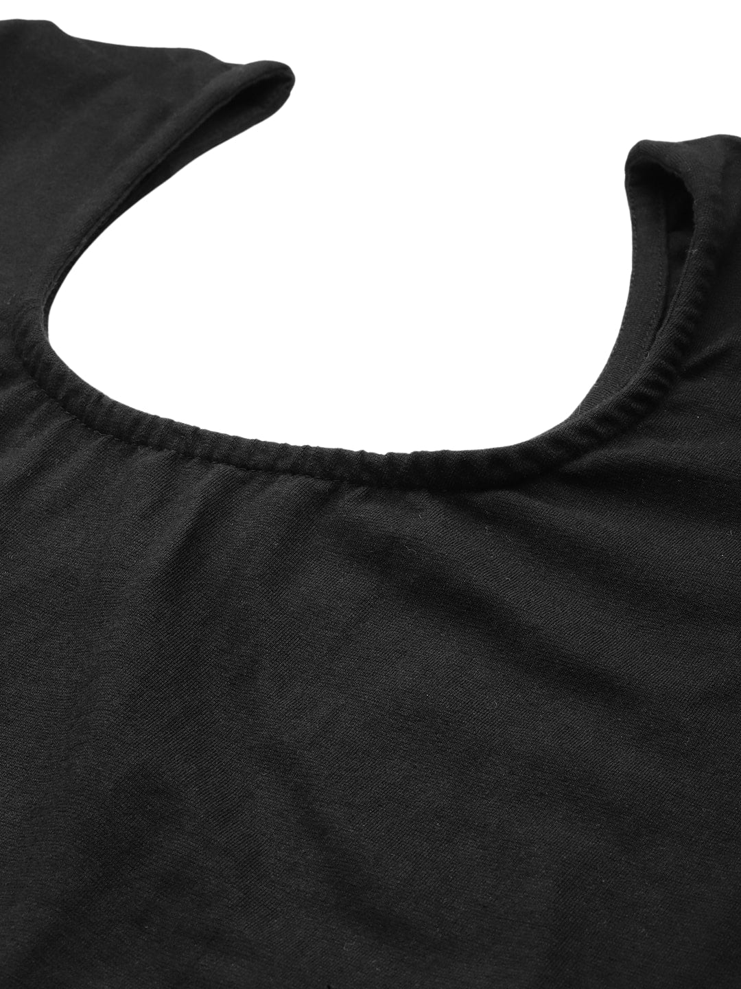 Plus Size Cotton Knitted Crop Top