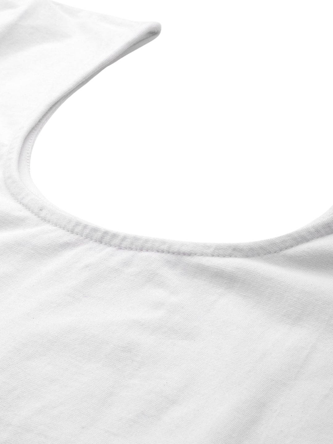 Plus Size Cotton Knitted Crop Top