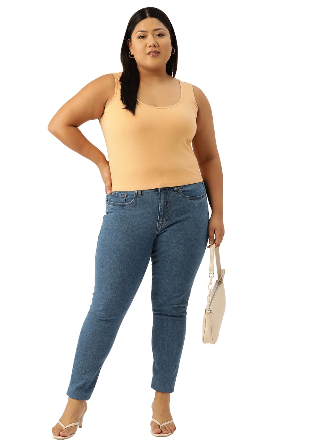 Plus Size Cropped Top