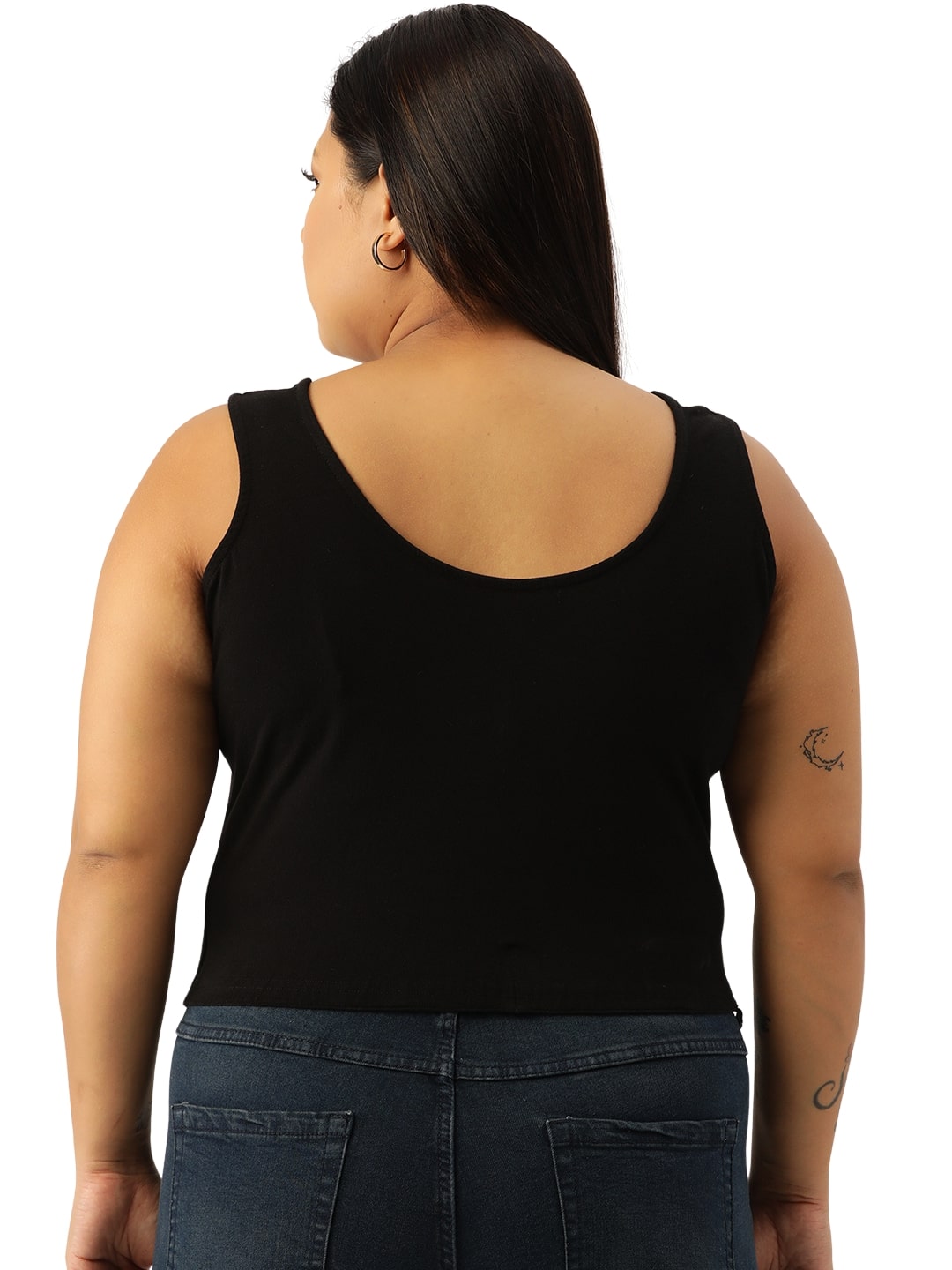 Plus Size Cropped Top