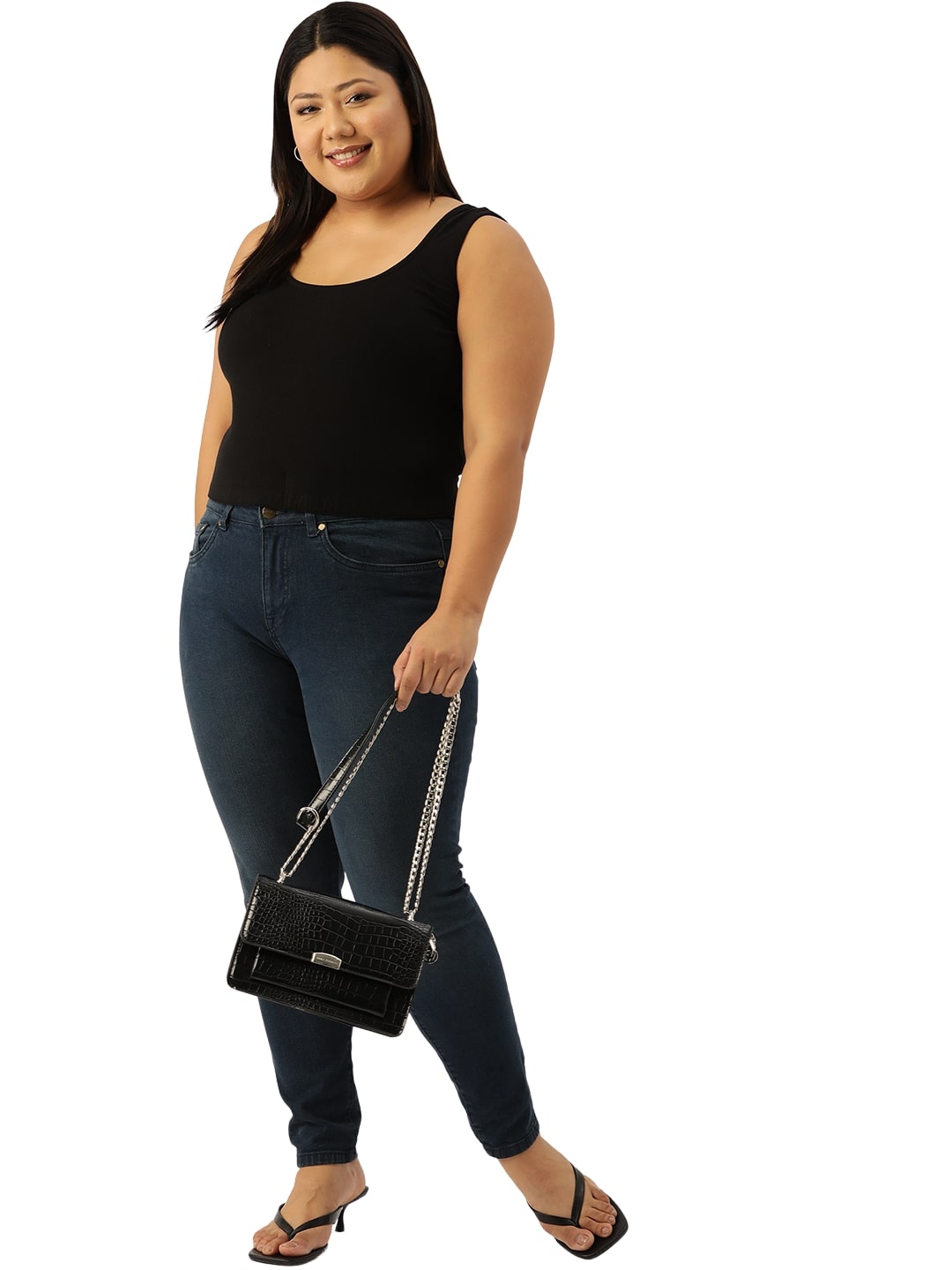 Plus Size Cropped Top