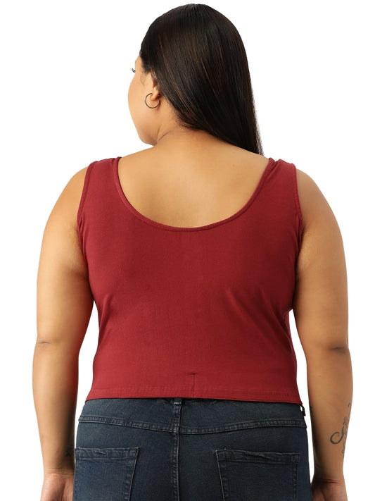 Plus Size Cropped Top