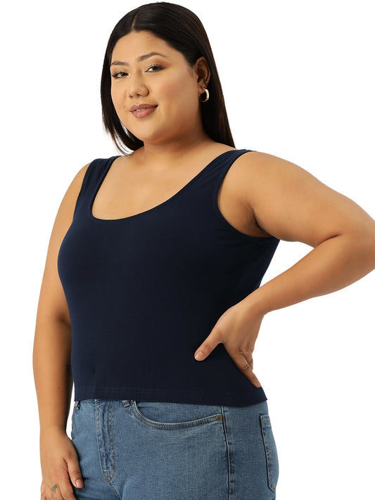 Plus Size Cropped Top