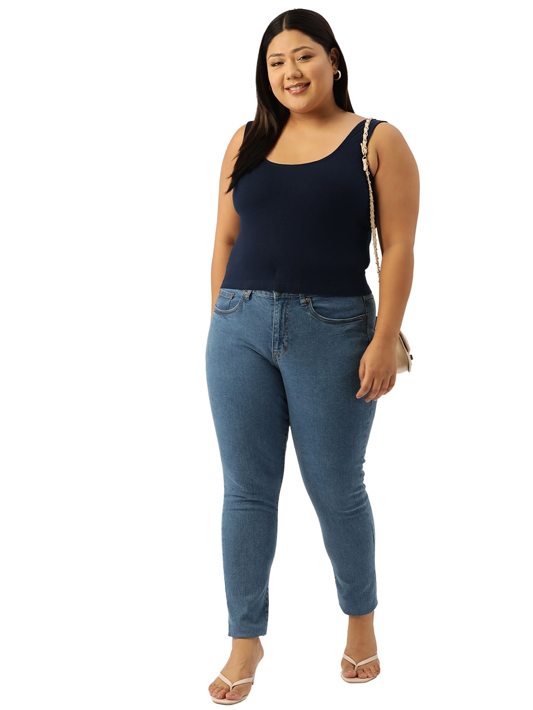Plus Size Cropped Top