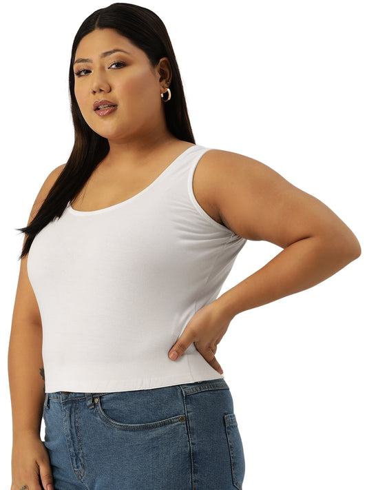 Plus Size Cropped Top