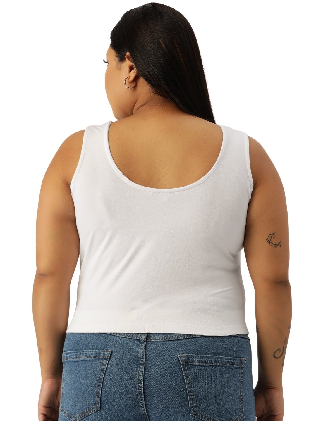 Plus Size Cropped Top