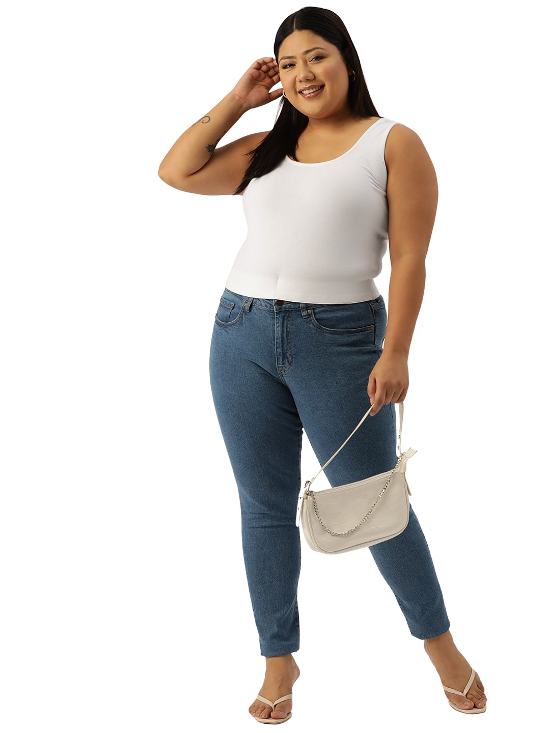Plus Size Cropped Top