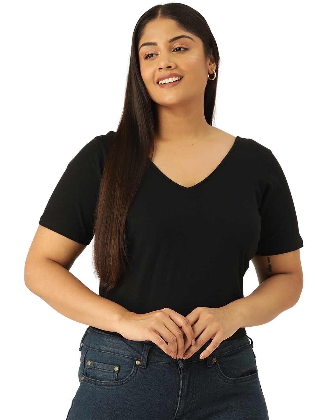 Plus Size Cropped Top
