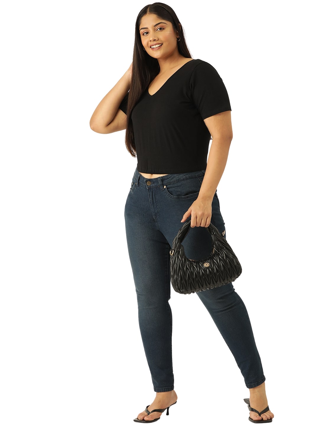 Plus Size Cropped Top