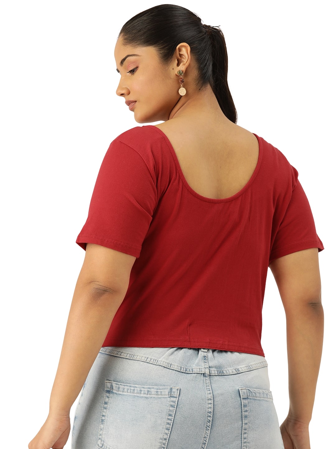 Plus Size Cropped Top
