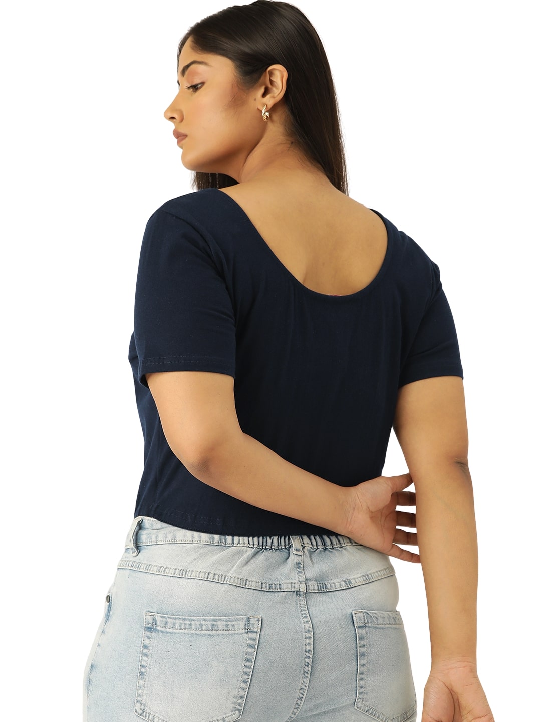Plus Size Cropped Top