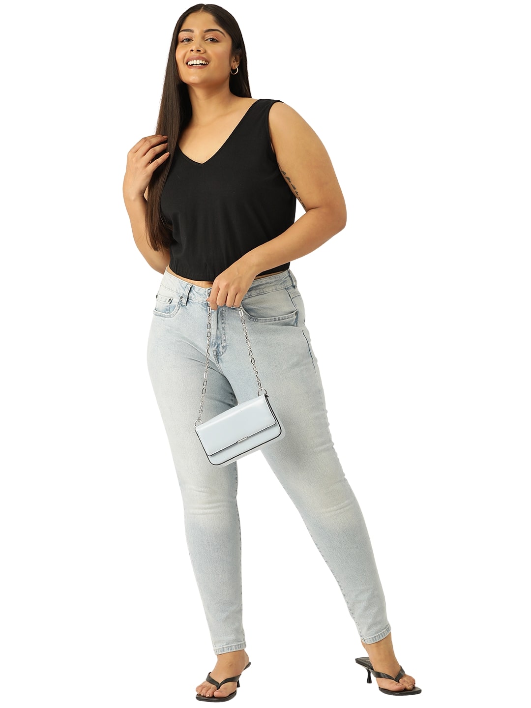 Plus Size Cropped Top