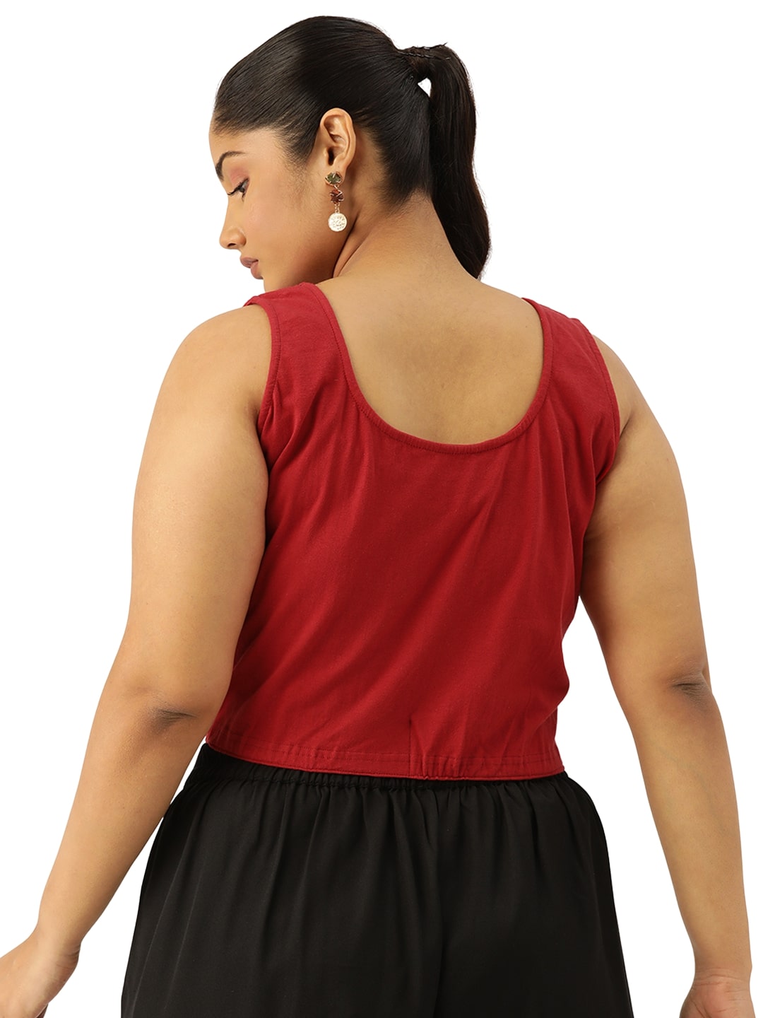 Plus Size Cropped Top