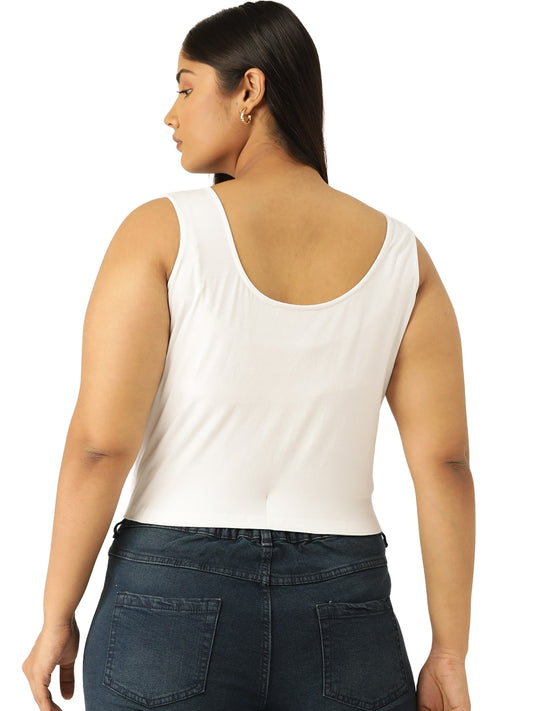 Plus Size Cropped Top