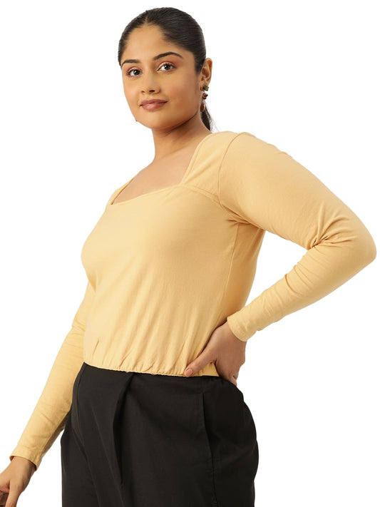 Plus Size Cropped Top