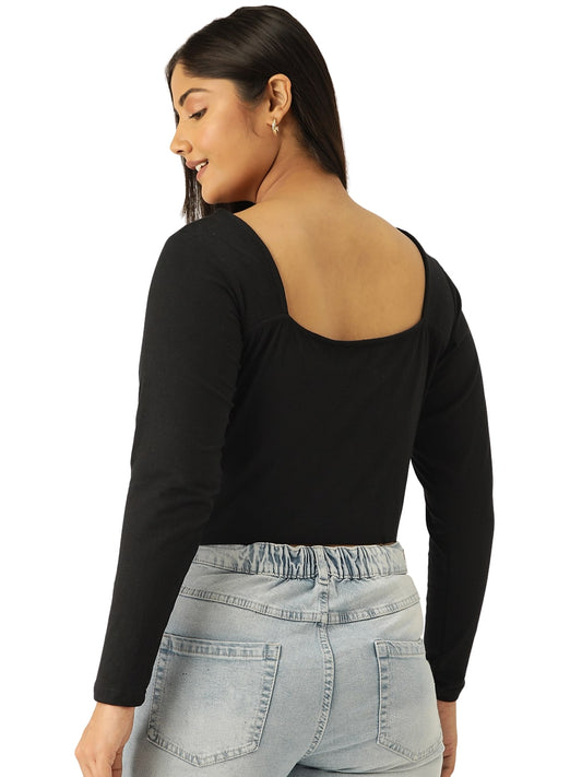Plus Size Cropped Top