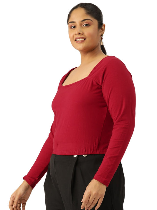 Plus Size Cropped Top