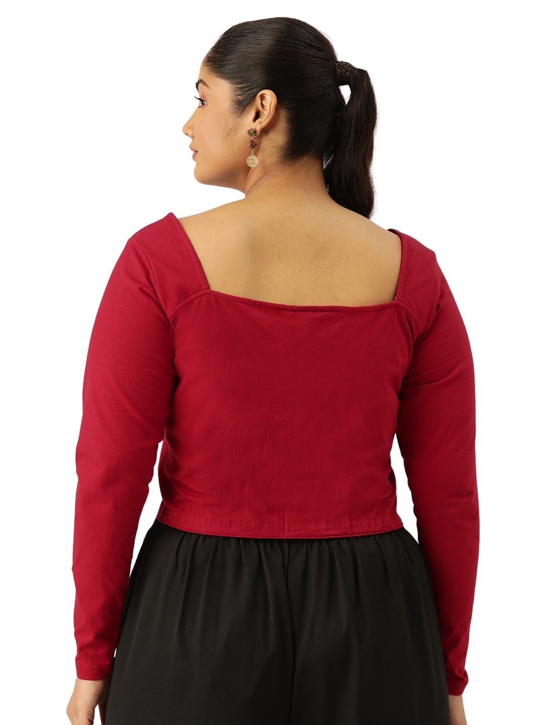 Plus Size Cropped Top