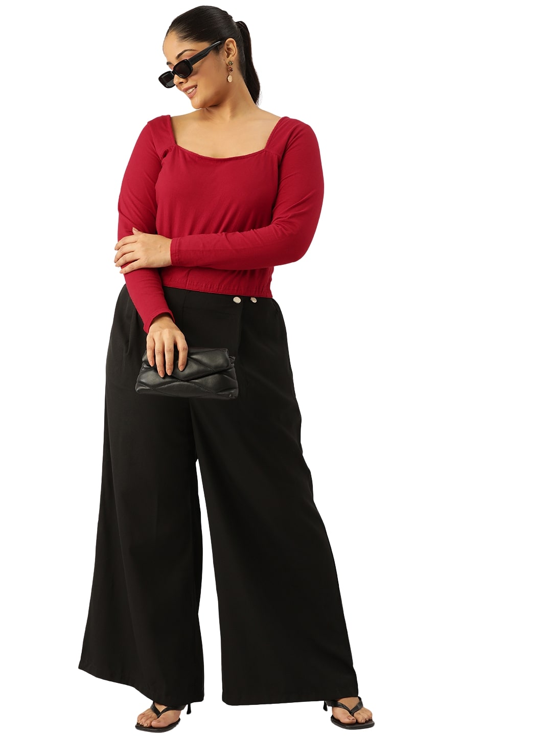 Plus Size Cropped Top