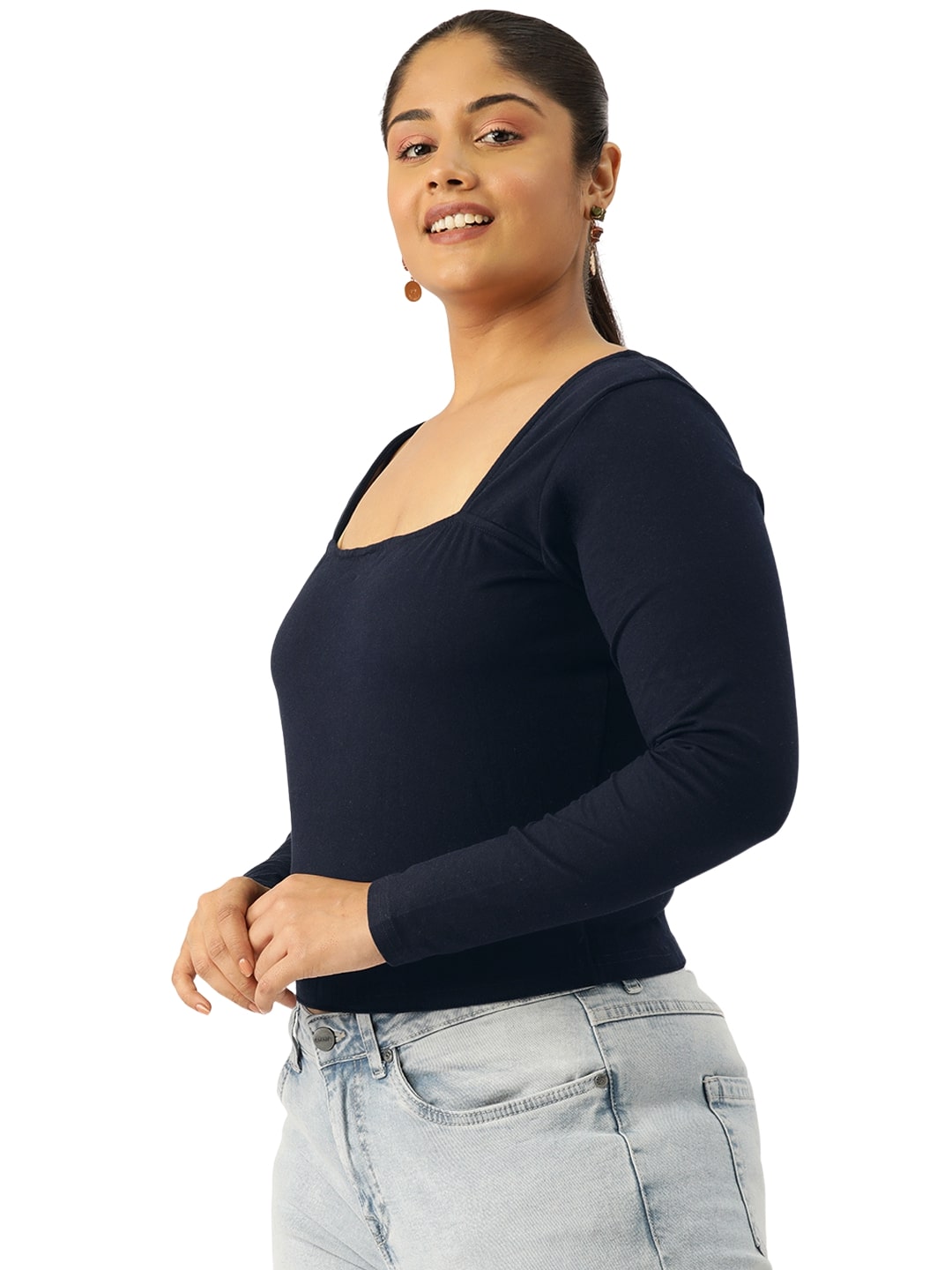 Plus Size Cropped Top