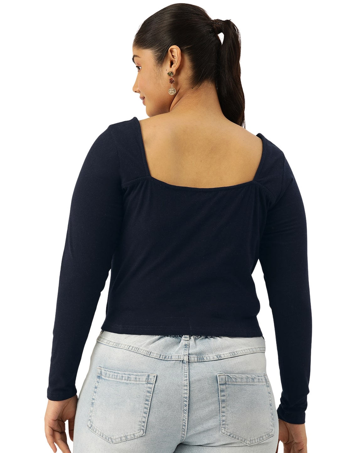 Plus Size Cropped Top