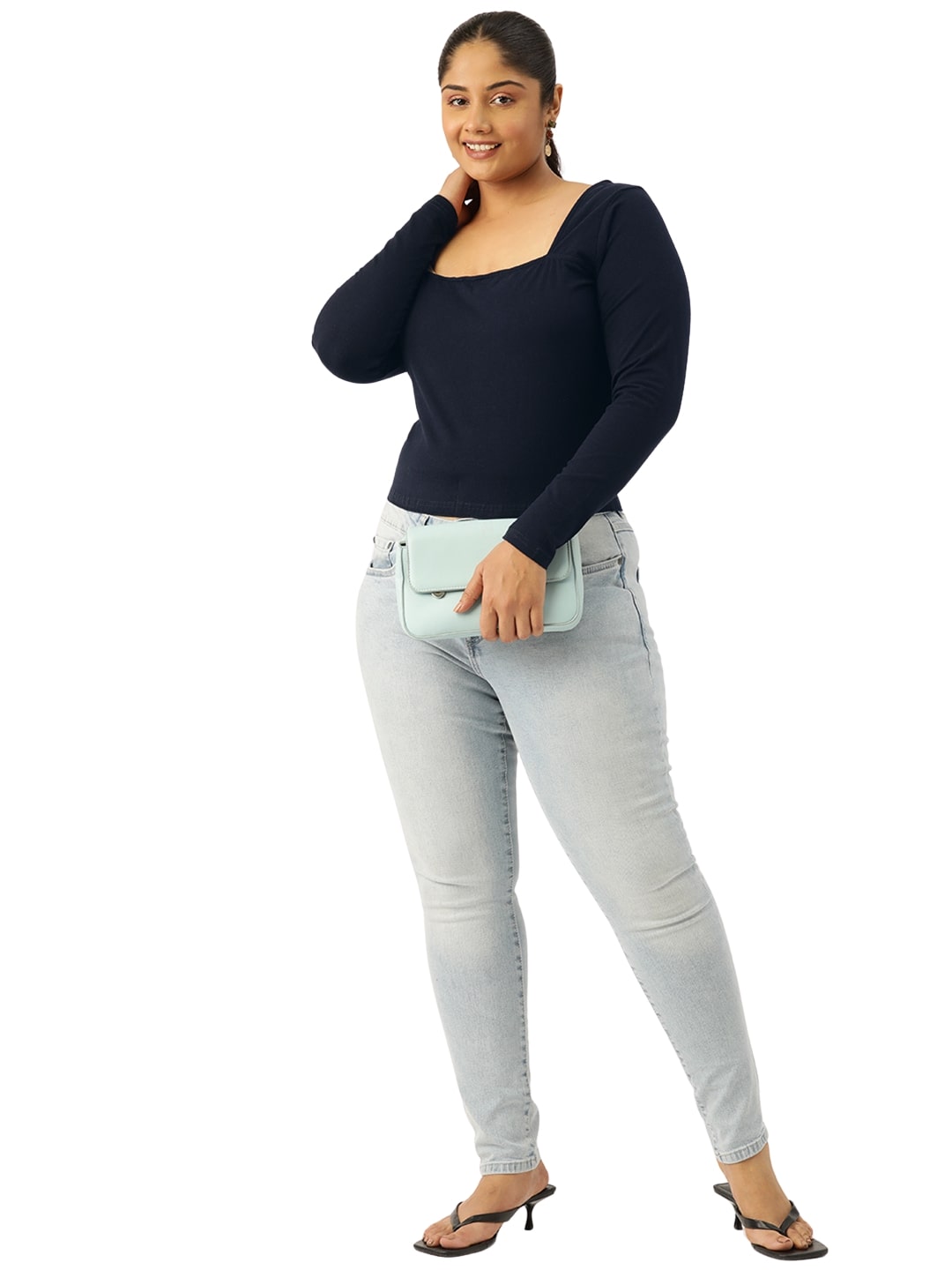 Plus Size Cropped Top