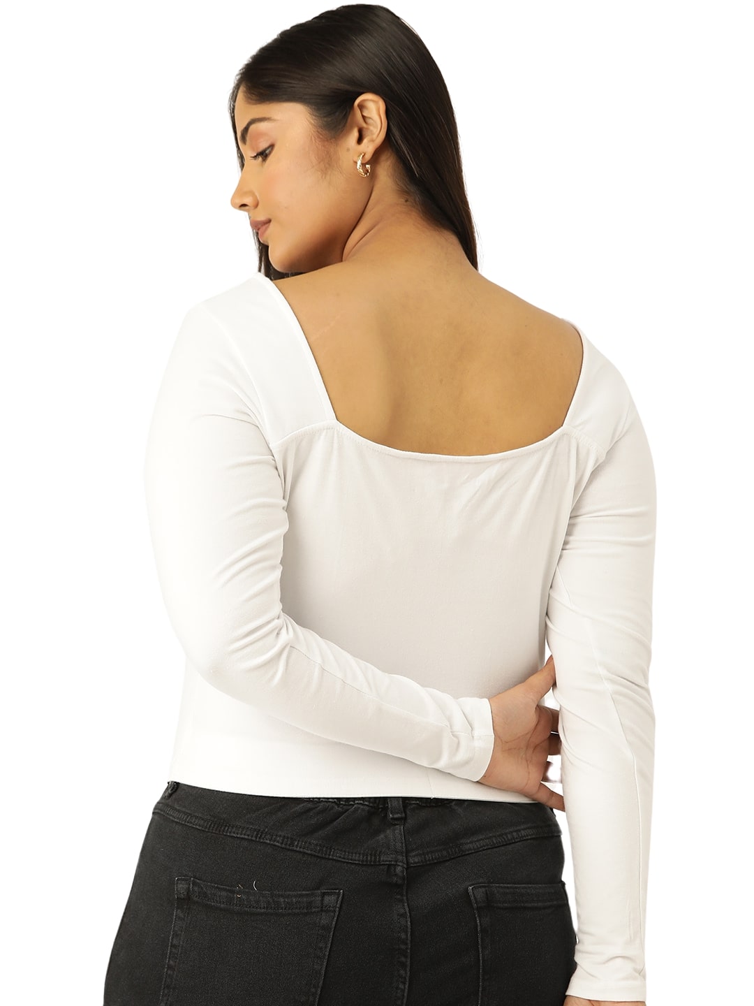 Plus Size Cropped Top