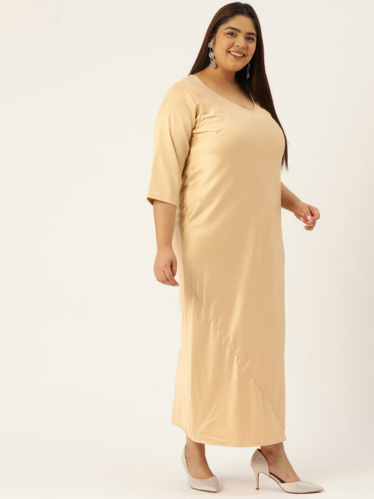 Modern Trendy Plus Size Women’s Dress