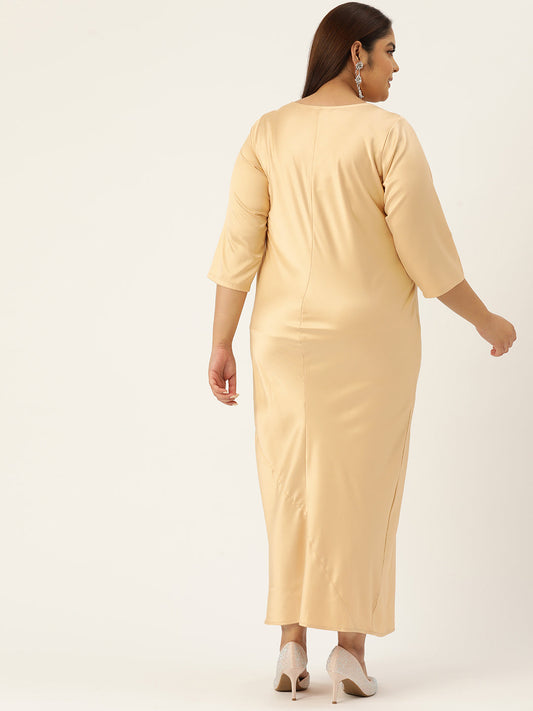 Modern Trendy Plus Size Women’s Dress
