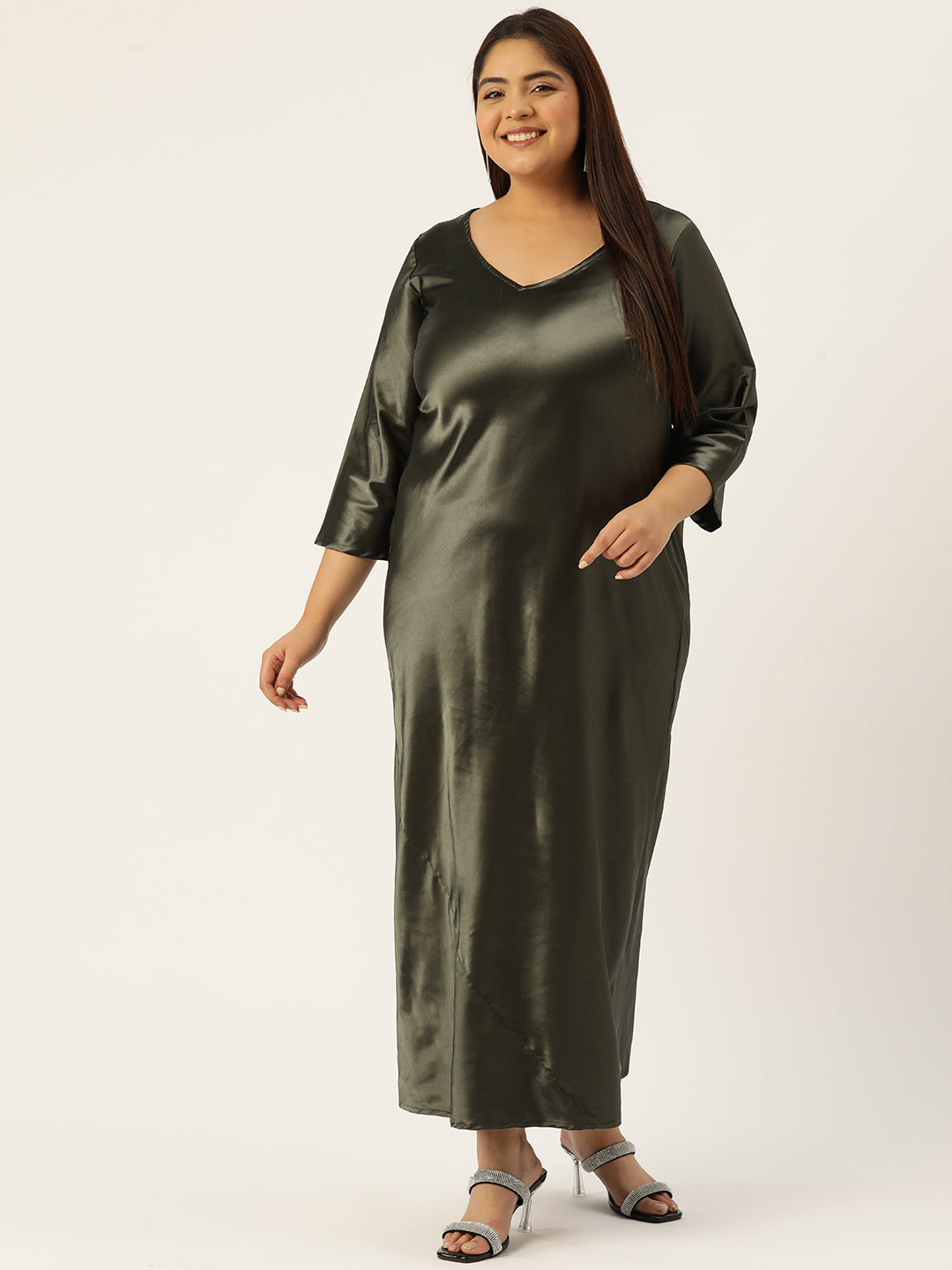 Modern Trendy Plus Size Women’s Dress