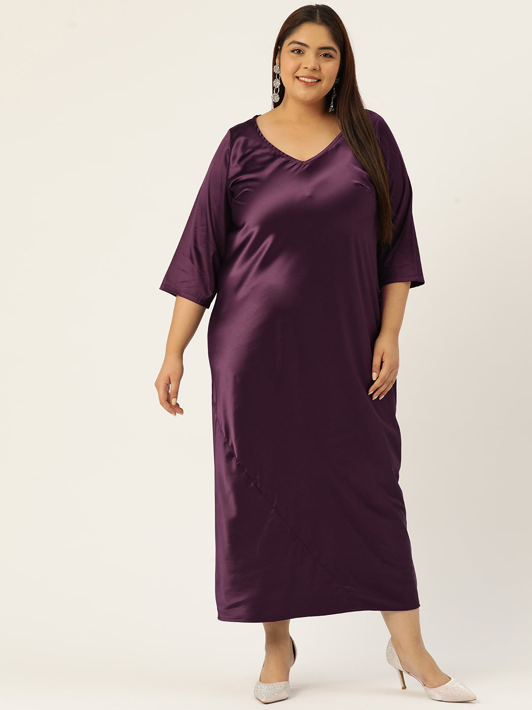 Modern Trendy Plus Size Women’s Dress